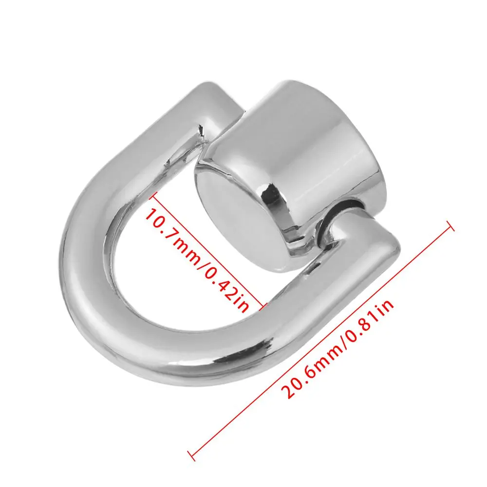 4 Stücke Metall Tasche Niet Nagel Schnalle Nieten Knopf Handtasche Gürtel Aufhänger Leder Handwerk Gepäck Tasche Schnalle Tong schnappen Hardware- Zubehör
