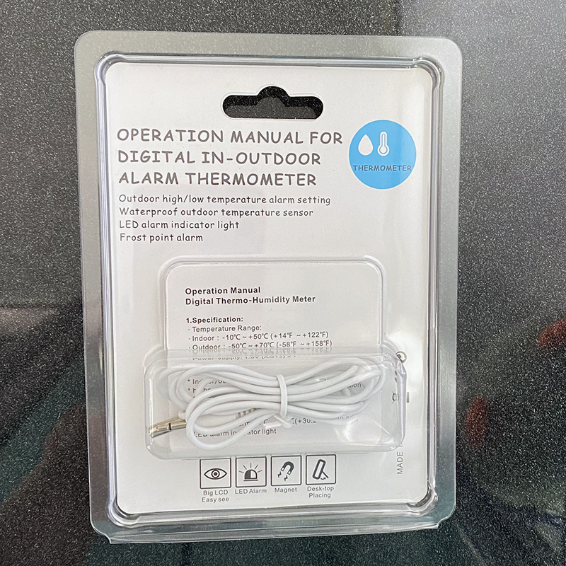 Digital Humidity Meter Thermometer Hygrometer Sensor Gauge LCD Temperature Refrigerator Aquarium Monitoring Display Indoor