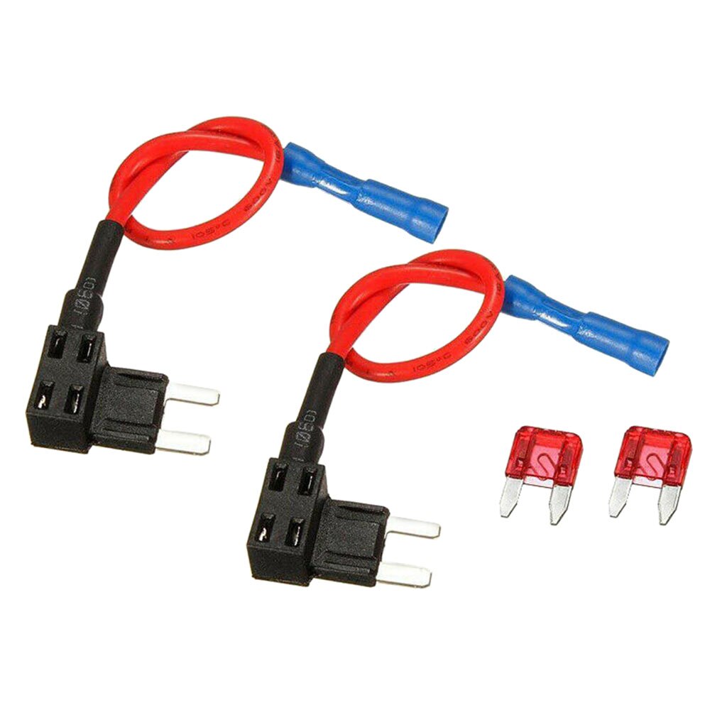 2x Schaltung Sicherung klopfen ATS Mini Adapter Doppel Schaltkreis niedrig Profil Klinge Sicherung