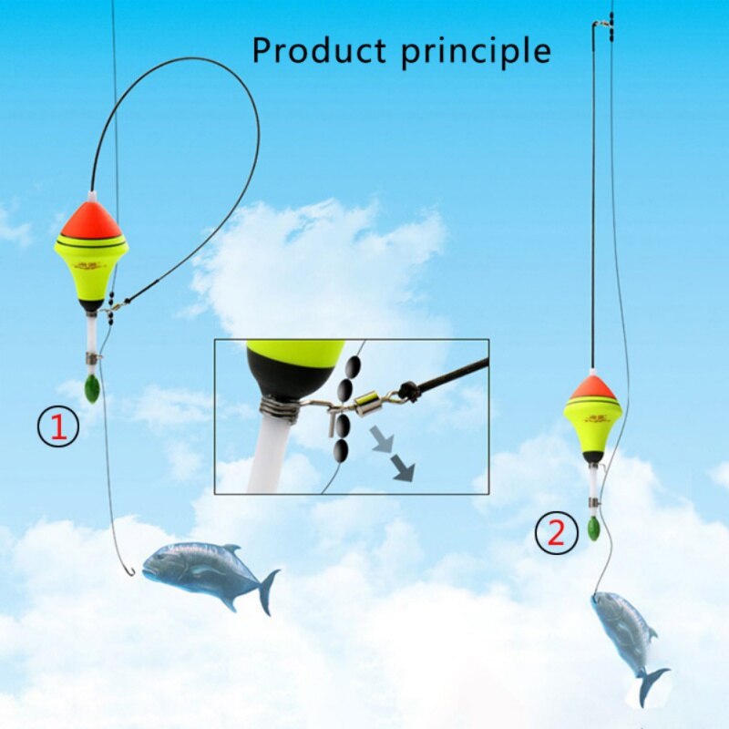 Automatic Fishing Float Portable Fishing Fast Fishing Bobber Set Fishing Float Device Carp Fishing Tools