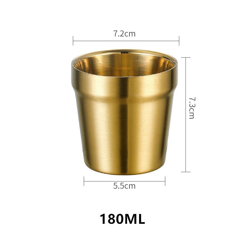 Taza irrompible e irrompible para beber cerveza, café, té, aislamiento Anti escaldado, taza de agua de acero inoxidable, tazas para niños: Negro