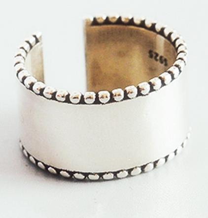 Persoonlijkheid Vintage Zilveren Kleur Grote Gladde Ringen Voor Vrouwen Maat Verstelbaar Antieke Ringen Anillos: Vintage