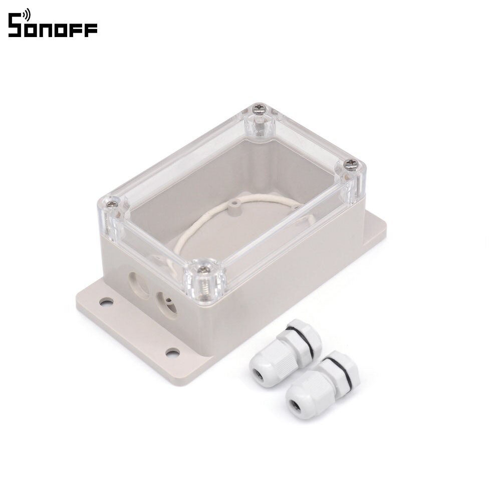 SONOFF IP66 Waterproof Cover Case Junction Box Waterproof Case Water-resistant Shell Box Support Sonoff Basic Wifi Smart Switch