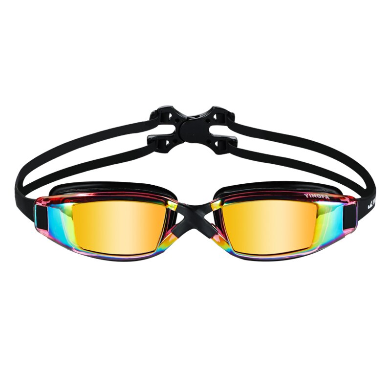 Yingfa schwimmen brille HD Anti-nebel bunte beschichtung professionelle wasserdichte schwimmen brille tauchen ausrügestochen schwimmen gläser: Y1300AF(V)-02
