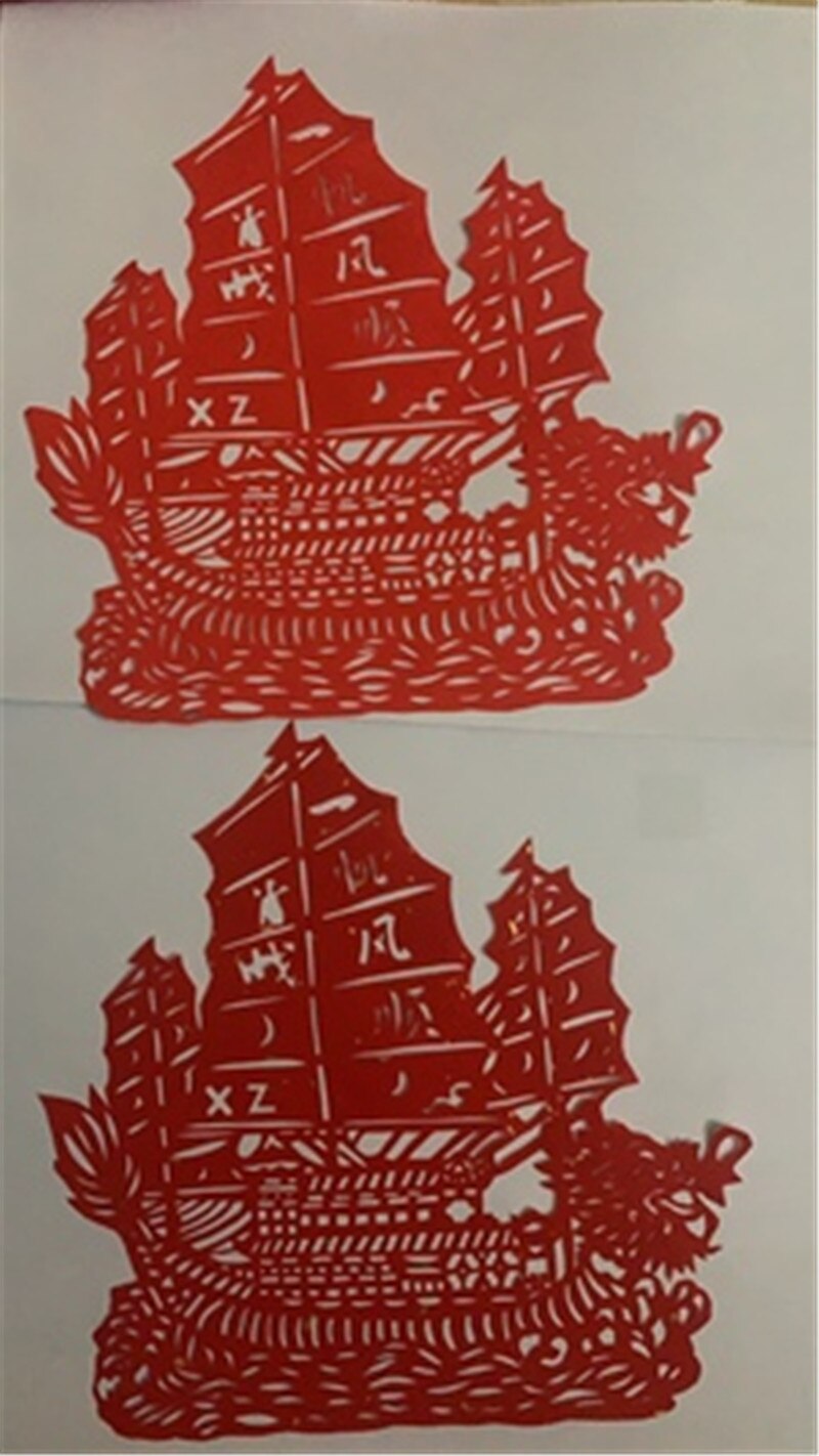 Sprinkling gold dragon pattern rice paper red thickening paper cut not fading calligraphy practice 10pcs/lot