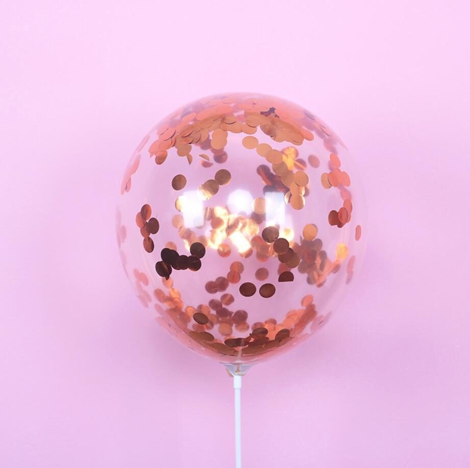 Dessin animé chapeau 5 pièces/lot ballons clairs or étoile feuille confettis ballons transparents décorations de fête dessin animé chapeau: 16