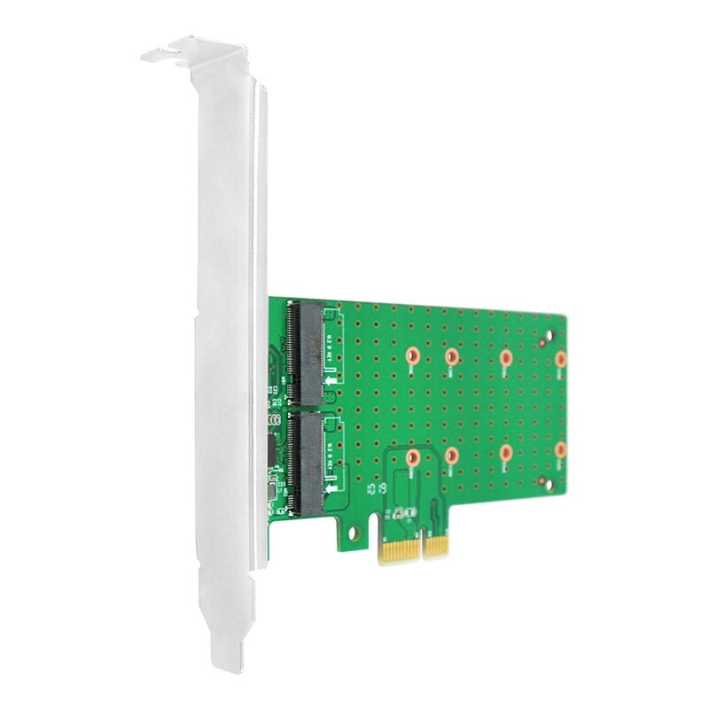 M.2 Adapter Card Pcie X1 Naar 2 Poort M.2 SATA3 Adapter Gratis Drive Ondersteuning Boot Disk
