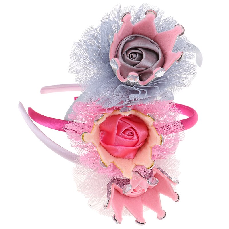 Kinderen Parel Tiara Kroon Haarband Tiara Hoop Voor Haar Sluiting Meisje Hoofdband Hoofdband Haar Sieraden Accessoires