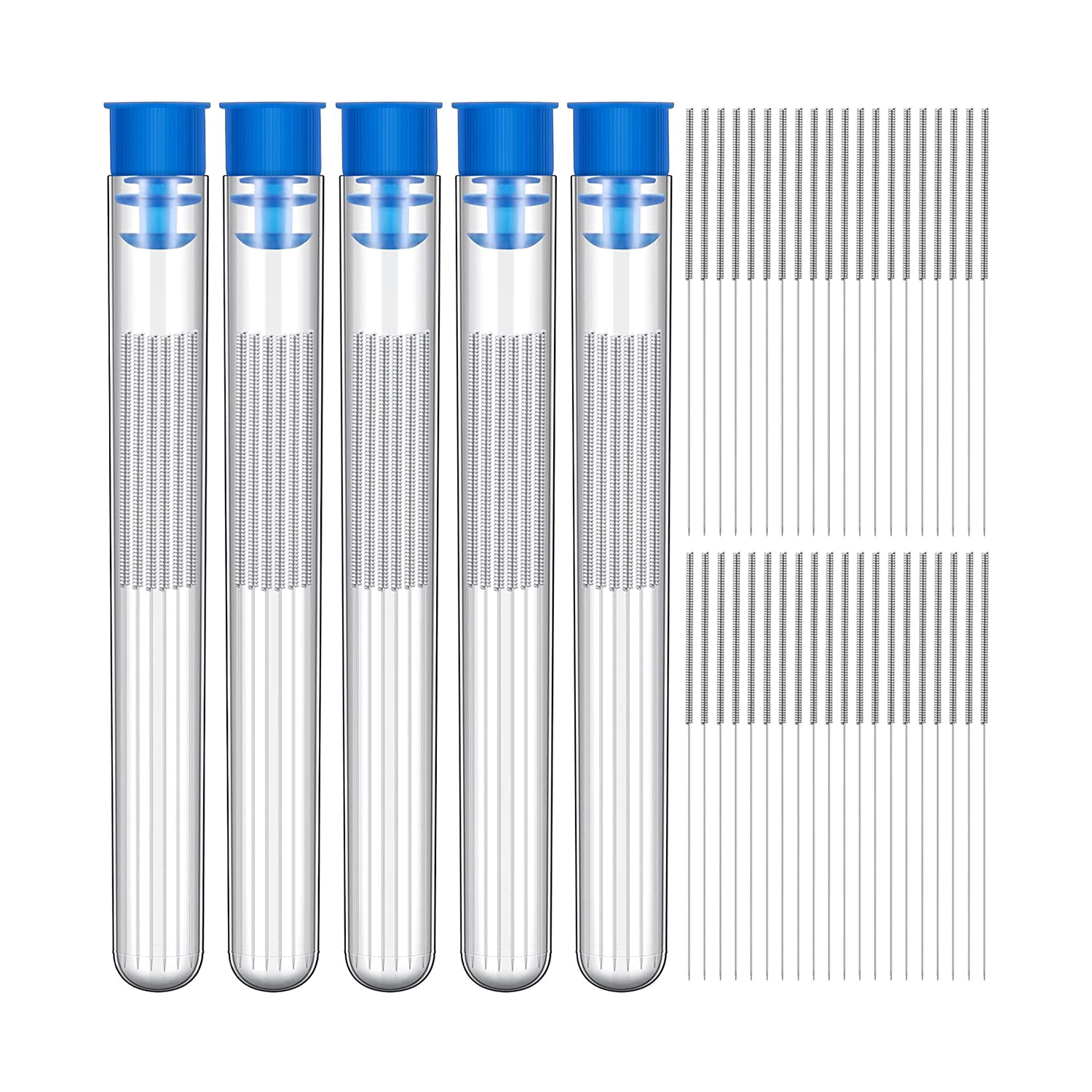 Kit de limpeza de bico de impressora 3d, 0.2/0.3/0.4/0.5/0.6/0.8/1.0mm, agulhas de limpeza de bico de aço inoxidável, limpador de bico de impressora 3d