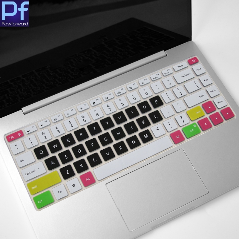 Funda de silicona para Xiaomi RedmiBook 16 / Mi Notebook Pro X 15 , con letras en ruso, español, francés y alemán: Naranja