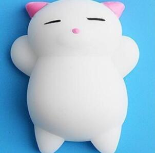 Squishy Animal Toy Squeeze Mochi Rising Antistress Abreact Ball Soft Sticky Cute Funny: pink cat