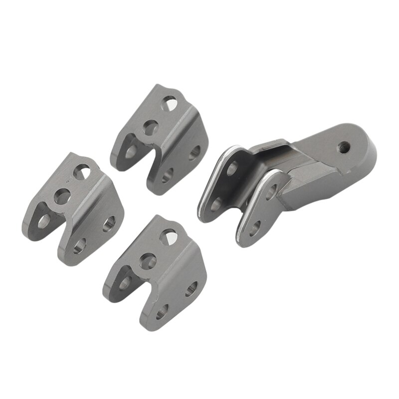 4 Pcs Metal Model Car Modification Lower Link Mount Set for REDCAT GEN8 Upgrade Y4UD: TI