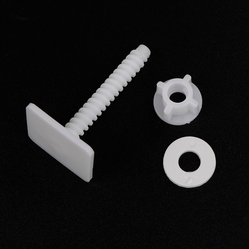 4 Pieces Toilet Seat Hinges Mountings Set with Fittings Screws For Toilet Accessories