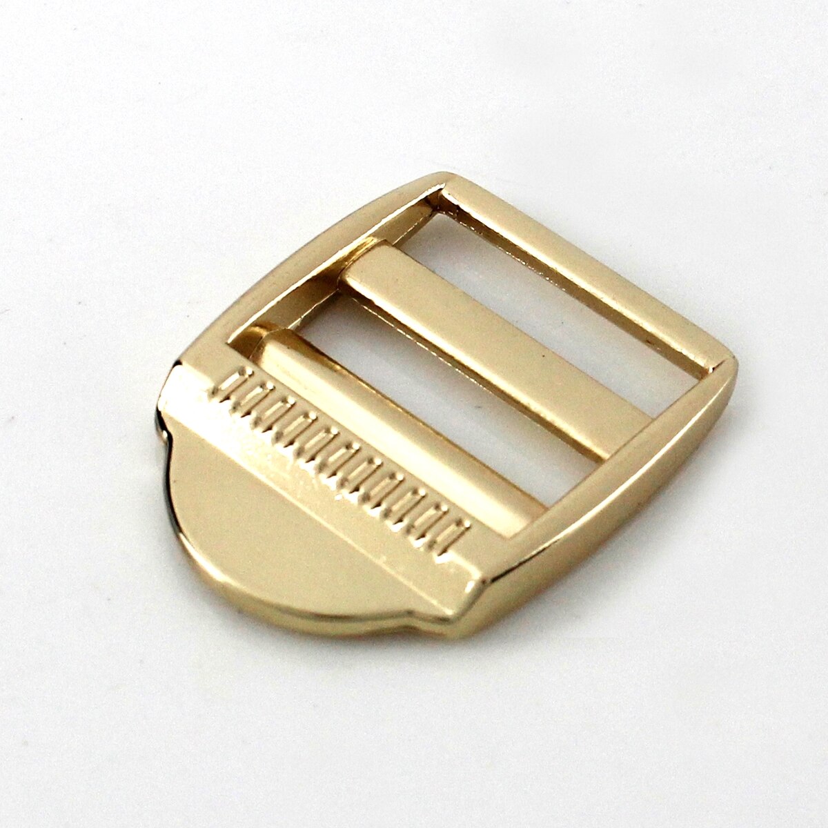 1 stücke Metall 2 Bar Schnalle für Gurtband Rucksack Tasche Strape Gürtel Leder Handwerk Geldbörse Haustier Kragen Verschluss: Lightgold
