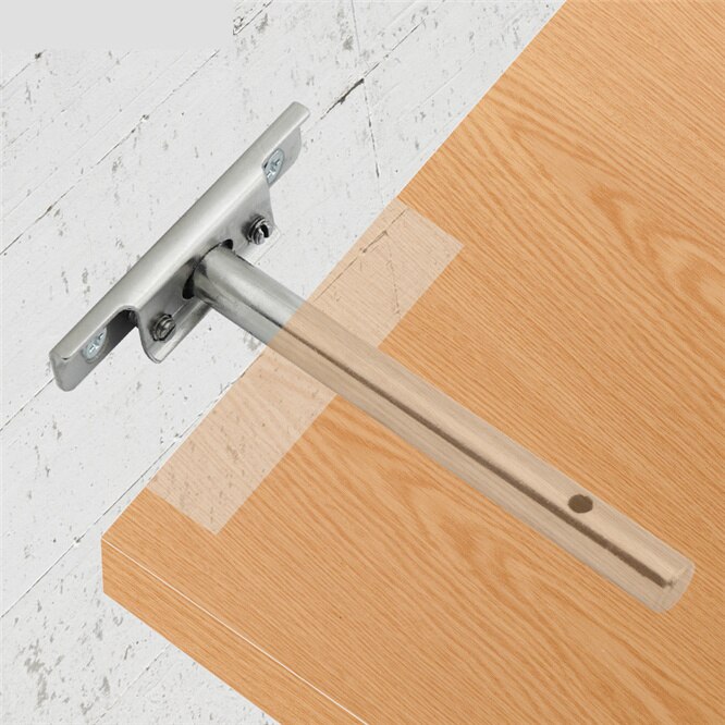 Round Hexagon rod 3"4"5" Embedded Hidden Bracket Metal Catch Support Bench Table Folding Shelf Home Board Folding Shelf Support