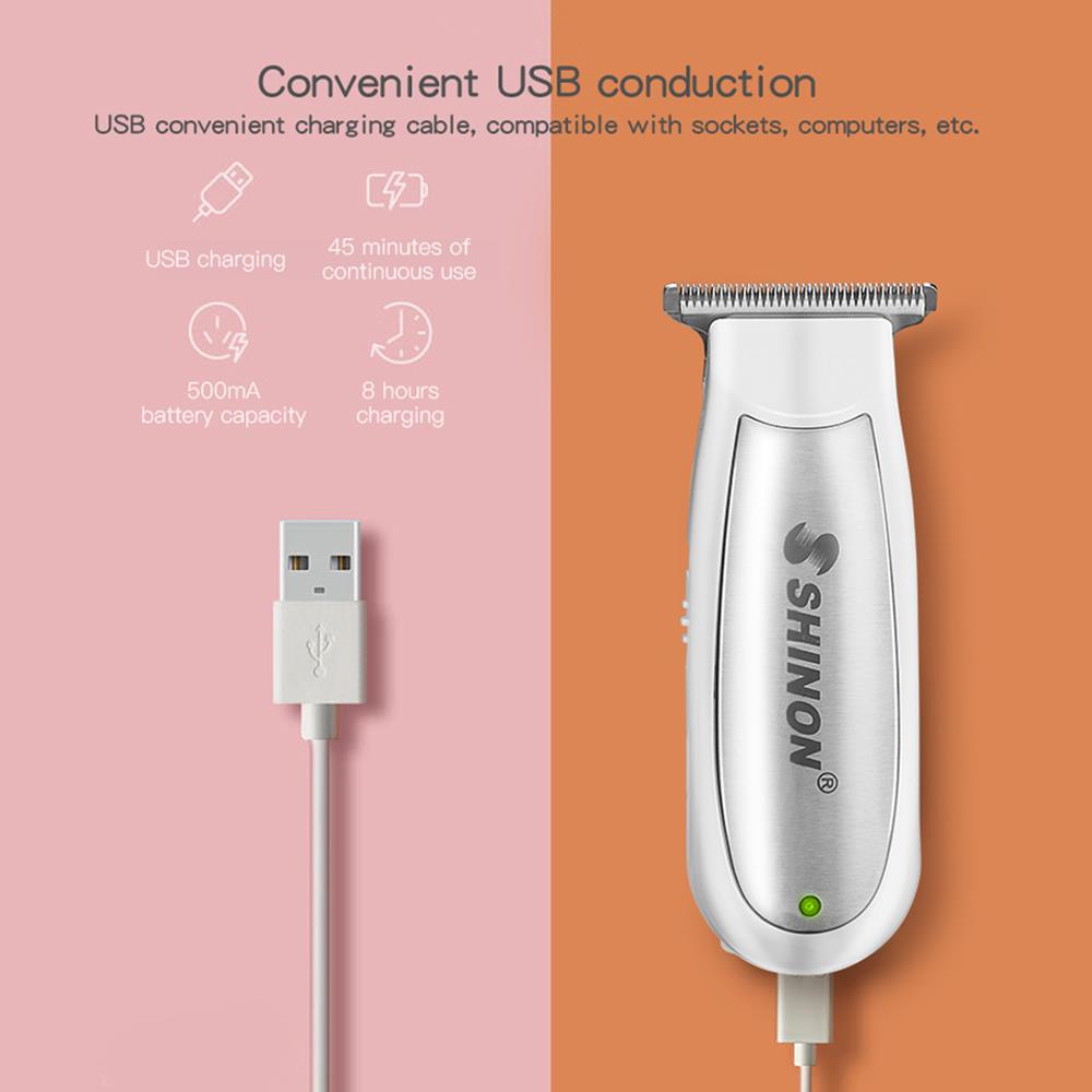 Bebê cortador de cabelo estável flexível ambientalmente amigável à prova denvironmentally água aparador de cabelo abs macio útil baixo nível de ruído