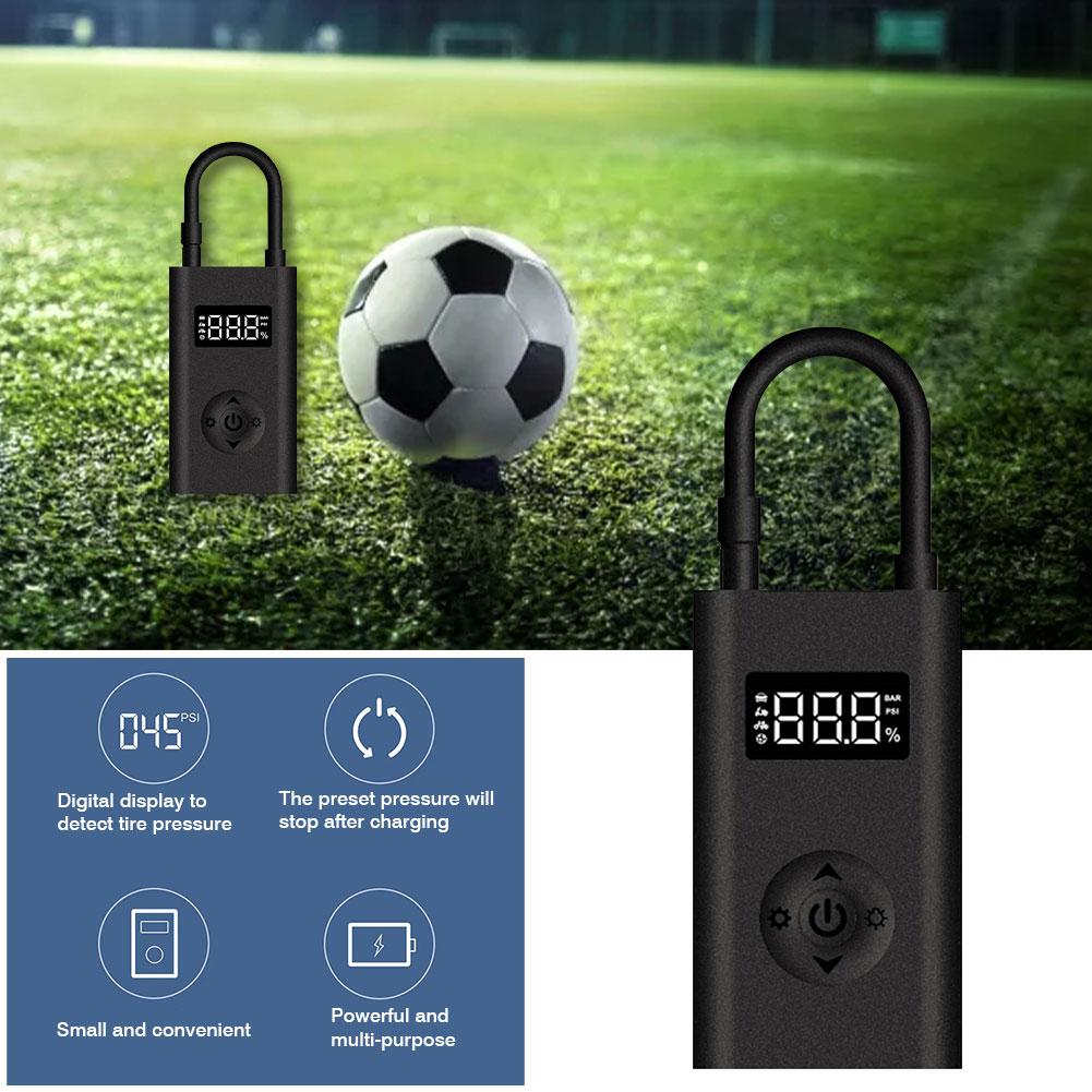 Portable Mini Tire Inflator Air Compressor Car Bicycle Motorcycle Tyre Inflation Pump With Flashlight LED Digital Display Power: Default Title