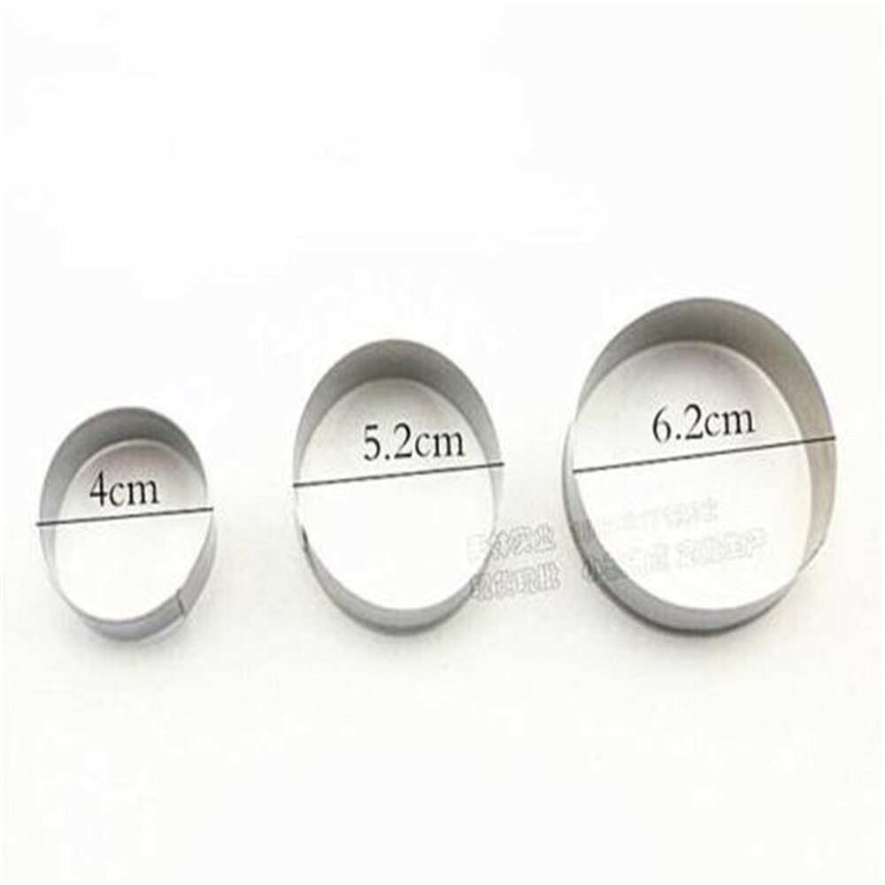 3 Stks/set Hart Ronde Vorm Cookie Cutter Cake Decorating Fondant Sugarcraft Candy Cupcake Biscuit Mold Diy Bakken Tool