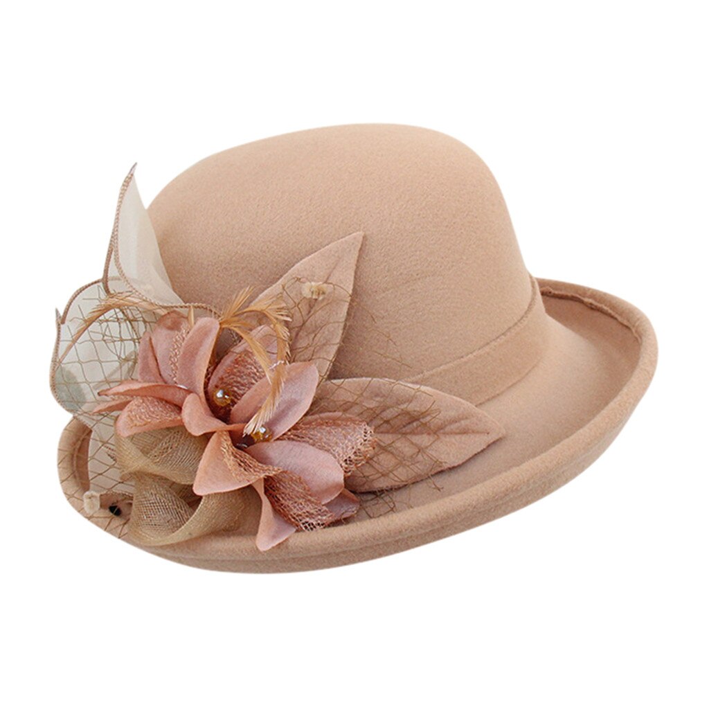 Style Spring Winter Women Beret French Style Hats Solid Floral color Berets Caps #G40: Khaki