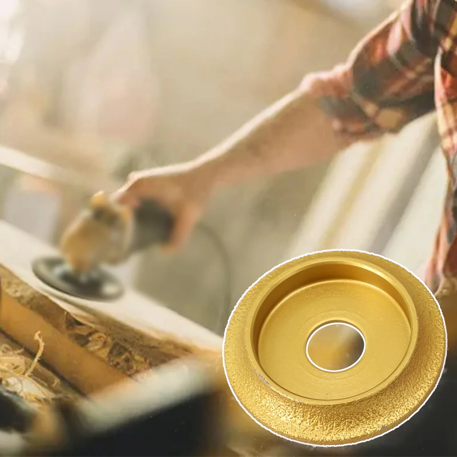 10/15/20/25/30mm Vacuum Welding Diamonds Grinding Wheel Edge Profile Sanding Disc Marble Granite Ceramic Glass Grinding Wheel