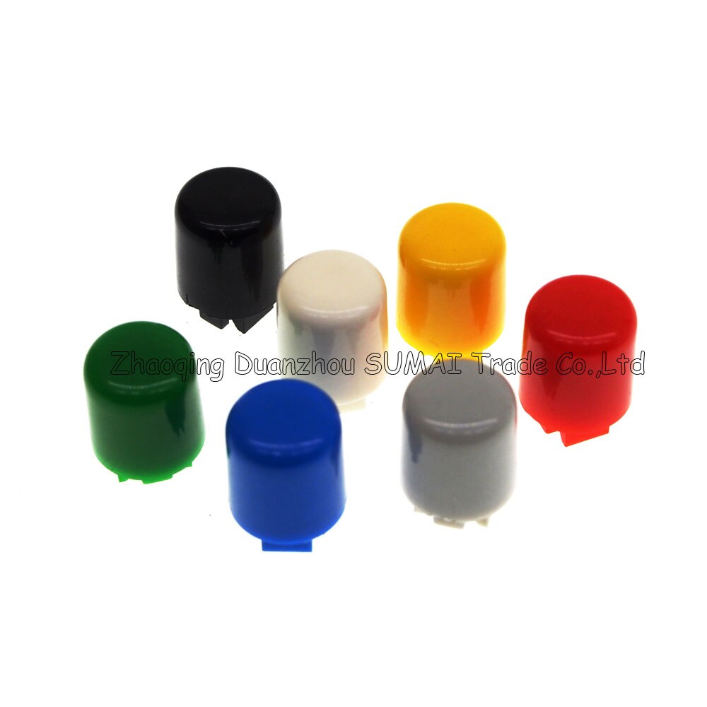 5 modellen kiezen of Mix Tactile Drukknop Cap, tact Switch knop Cap voor 12*12*7.3mm schakelaar, multi/Mix Kleur