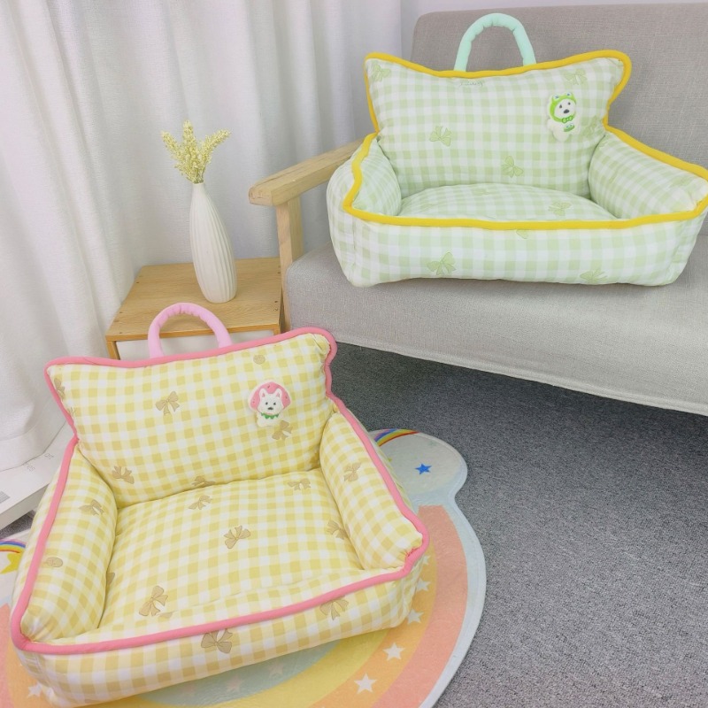 Gezellige en comfortabele huisdierenslaapbank voor herfst en winter Geschikt voor kleine en middelgrote honden Katten Hondenaccessoires Kattenslaapbank