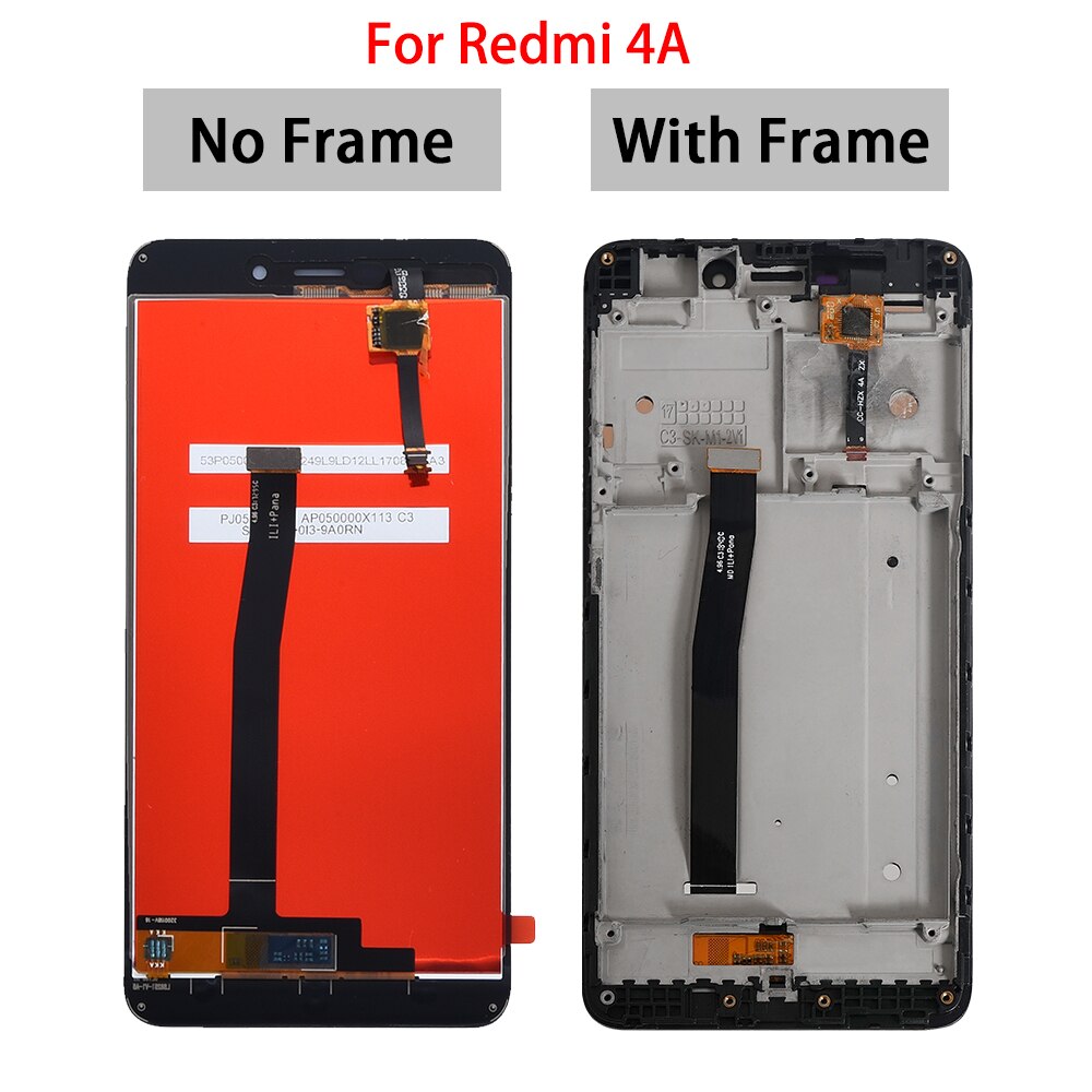 Original For Xiaomi Redmi 4 4A 4X LCD Display Touch Screen Digitizer with Frame For Redmi 4A 4X LCD Screen Assemble Repair Parts