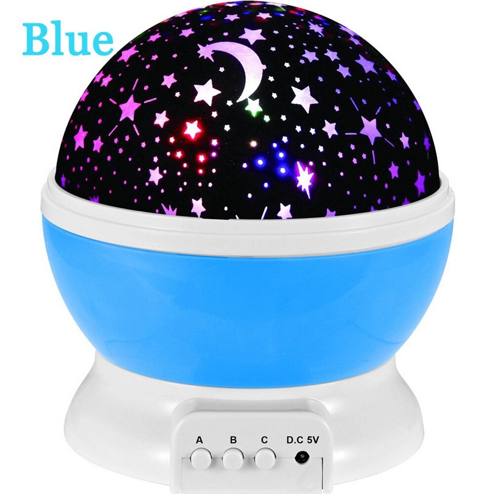 Night Light Starry Sky Lamp Projection Lamp Dream Romantic Rotating Dazzling Girls Bedroom Decoration Starry Sky Lamp Children