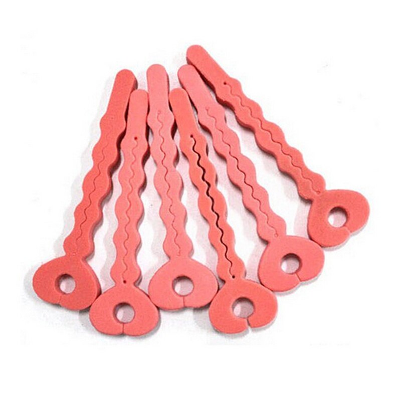 12 stuks/partij haar krultang roller krul haar buigzame rollers diy magische haar krultangen styling rollers spons haar krultang