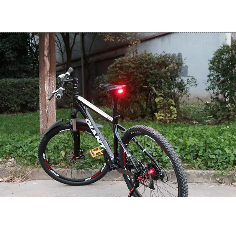 Luz trasera inteligente para bicicleta, dispositivo inalámbrico antirrobo con alarma antirrobo, Sensor de choque, luz Flash segura, equipo de ciclismo