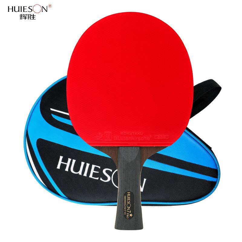 Huieson 6/7/8/9 Stars Table Tennis Rackets Sets For Profession Competition Double Face In Rubber Training Ping Pong Bats Racket