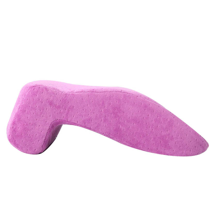 Memory Foam Pillow Comfortable Office Student Nap Pillow Neck Bed Sleeping Cushion Pillow Purple