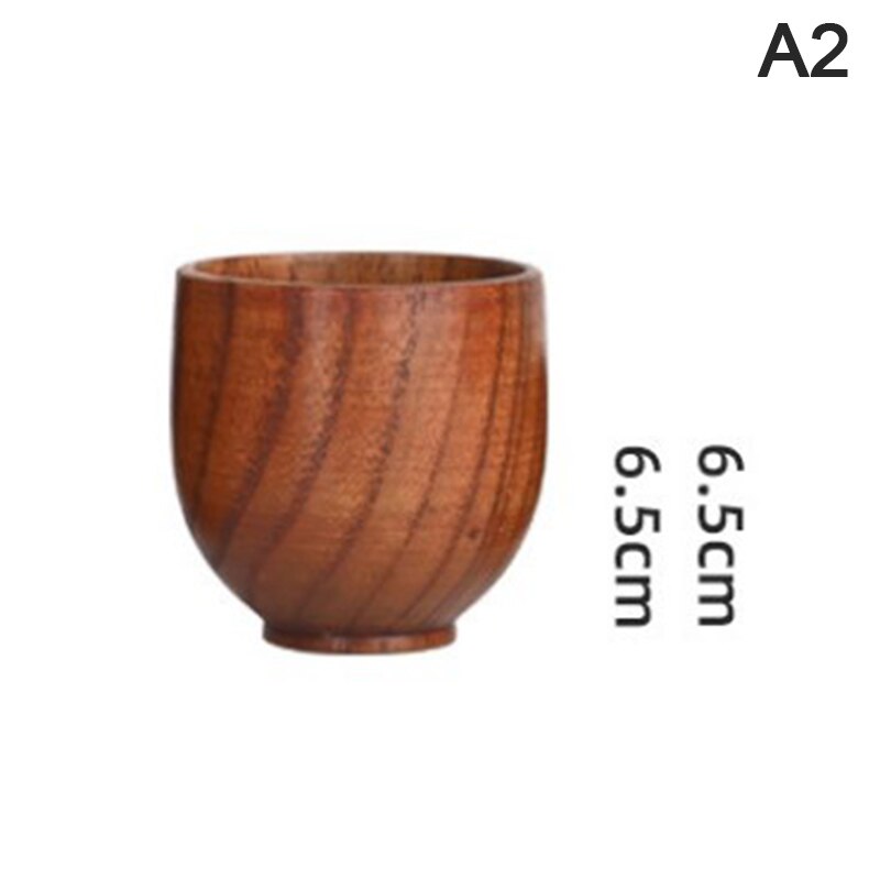 Houten Grote Buik Cups Handgemaakte Natuurlijke Spruce Hout Kopjes Bier Thee Koffie Melk Water Cup Keuken Bar Drinkware: 2