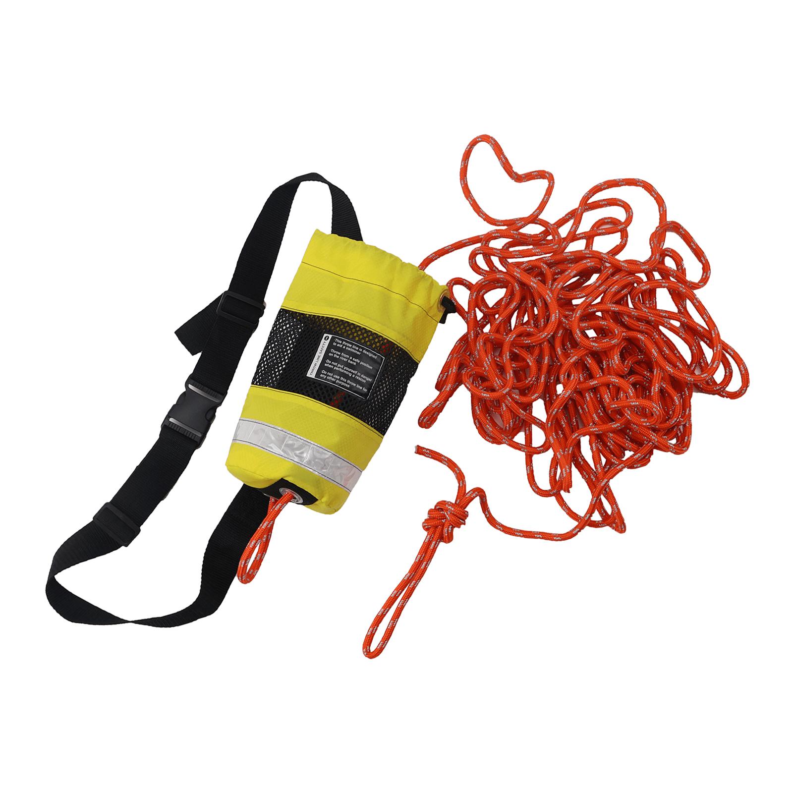 Bolsa de lanzamiento, dispositivo de flotación lanzable de alta visibilidad con cuerda flotante 16M