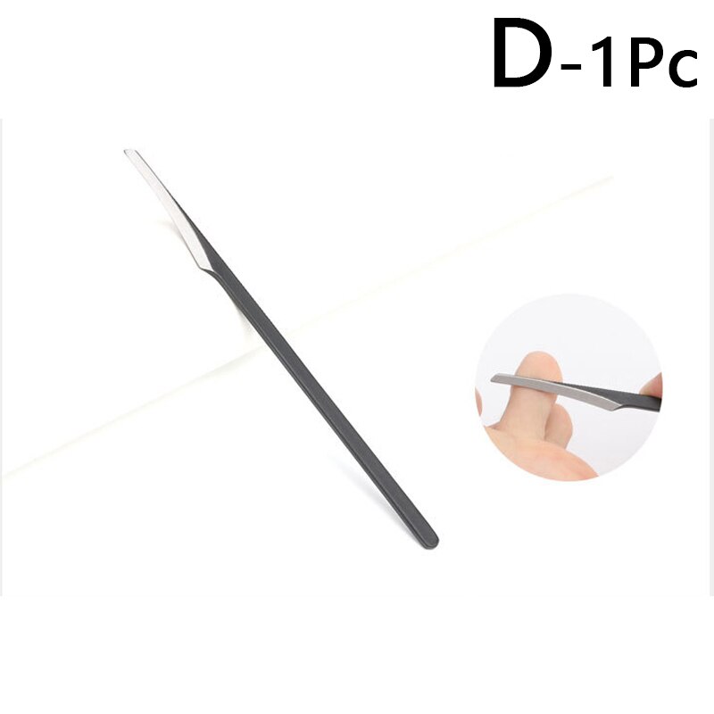 1Pc Sharp Leather Skiving Knife DIY Leathercraft Safety Cutting Knife Trench Thinning Pro Sculpture Knife Dead Skin Remover Tool: D