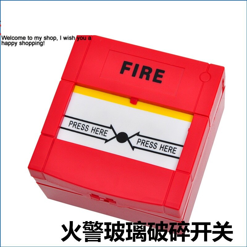 Green resettable emergency alarm switch Call button Fire alarm switch Manual fire type 86