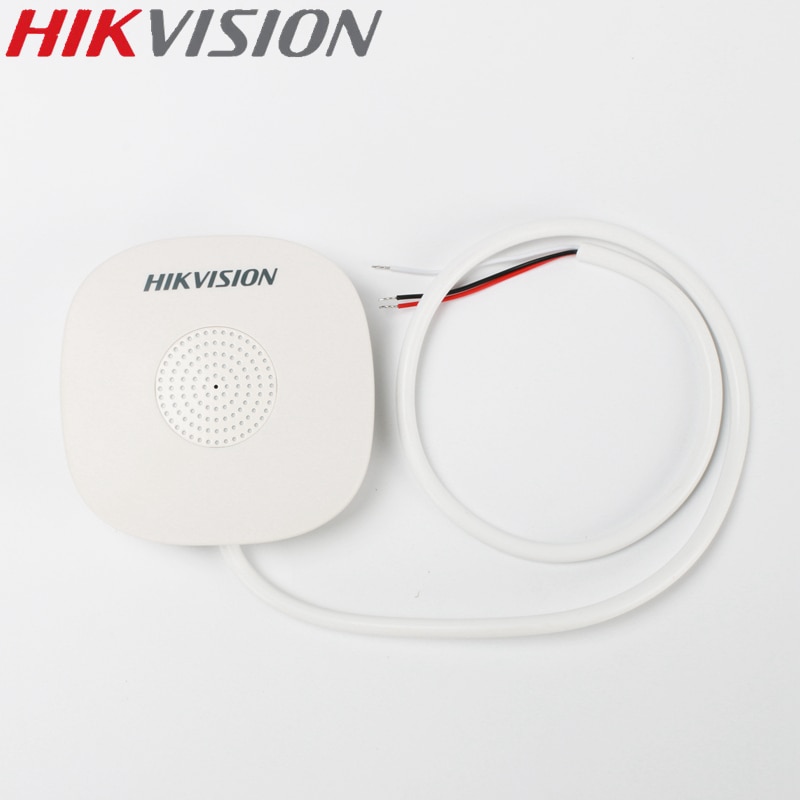 HIKVISION Originele Indoor Microfoon DS-2FP1020-B voor IP Camera Ondersteuning ROSH CE FCC Standaard DC12V Geluidskwaliteit Clear