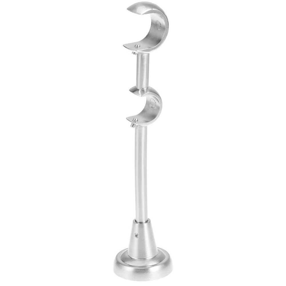 neue produkt 20mm/25mm Doppel Vorhang Stange Klammern Gardinen Pole Halfter schwer Pflicht für Heimat I88 #1: 1 Stck