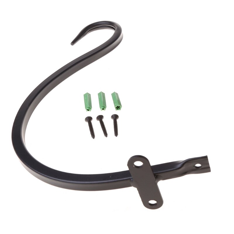 Nordic Wall Hanging Flower Pot Support Plant Bracket Hook Hanger Balcony Decor