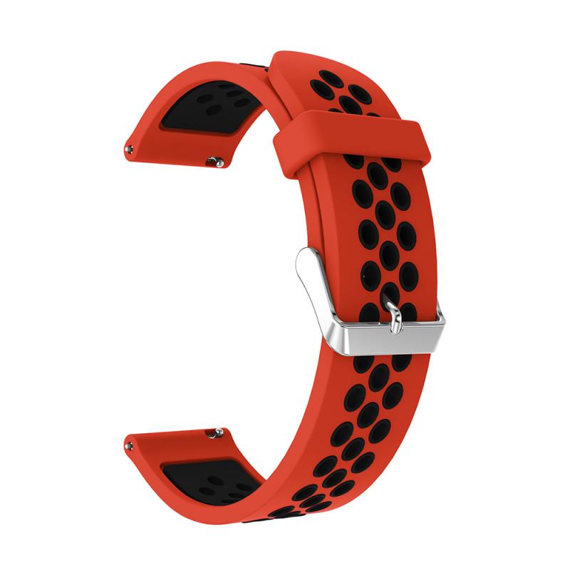 Geeignet für Huawei HUAWEI Uhr GT/GT2 Metall Schnalle Doppel Farbe Runde See Silikon Band Clever Uhr Gürtel Uhr zubehör: G 22mm