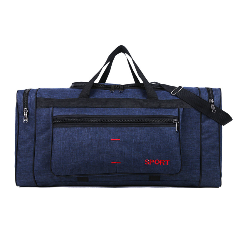 Borsa da viaggio da uomo di grande capacità Borsa da viaggio grande impermeabile per donna Borse da viaggio per bagagli a mano da viaggio per weekend maschile: Blu