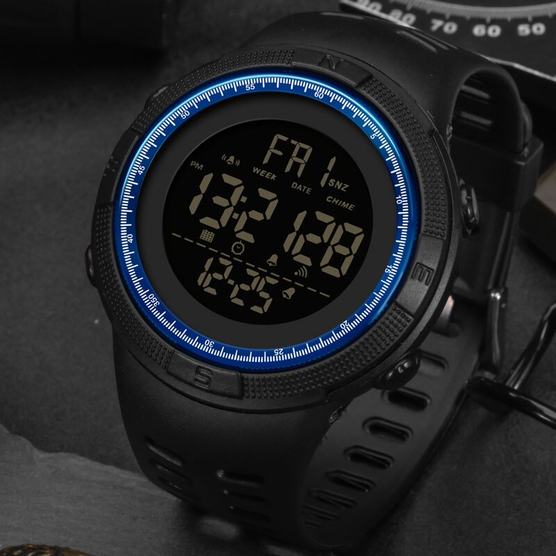 SANDA Digital Reloj de deporte de los hombres Relojes LED electrónicos hombre reloj de pulsera para hombres reloj resistente al agua al aire libre horas