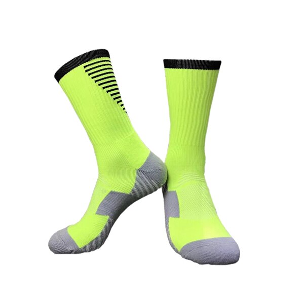 Voksen fotball sokker anti slip herre sports fotball sokker 18 pustende strømper utendørs trening absorberer svette