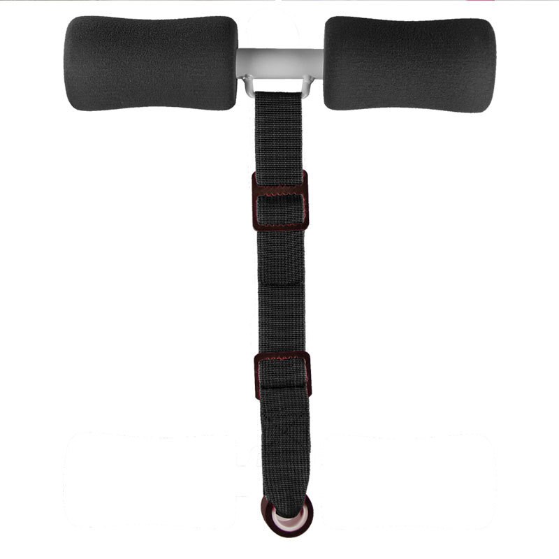 Sit-Ups on Bed Door Sit Up Bar for Assisted Sit Ups, Foot Holder Assist Device Aid for Crunches: black