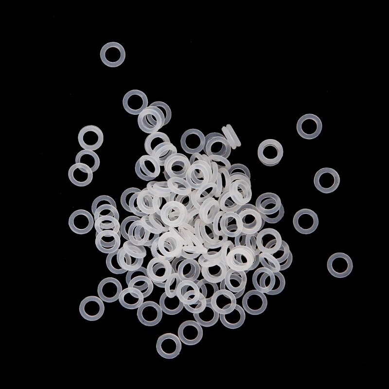 120pcs/bag Rubber O Ring Keyboard Switch Dampeners Keyboards Accessories White For Keyboard Dampers Keycap O Ring Replace Part