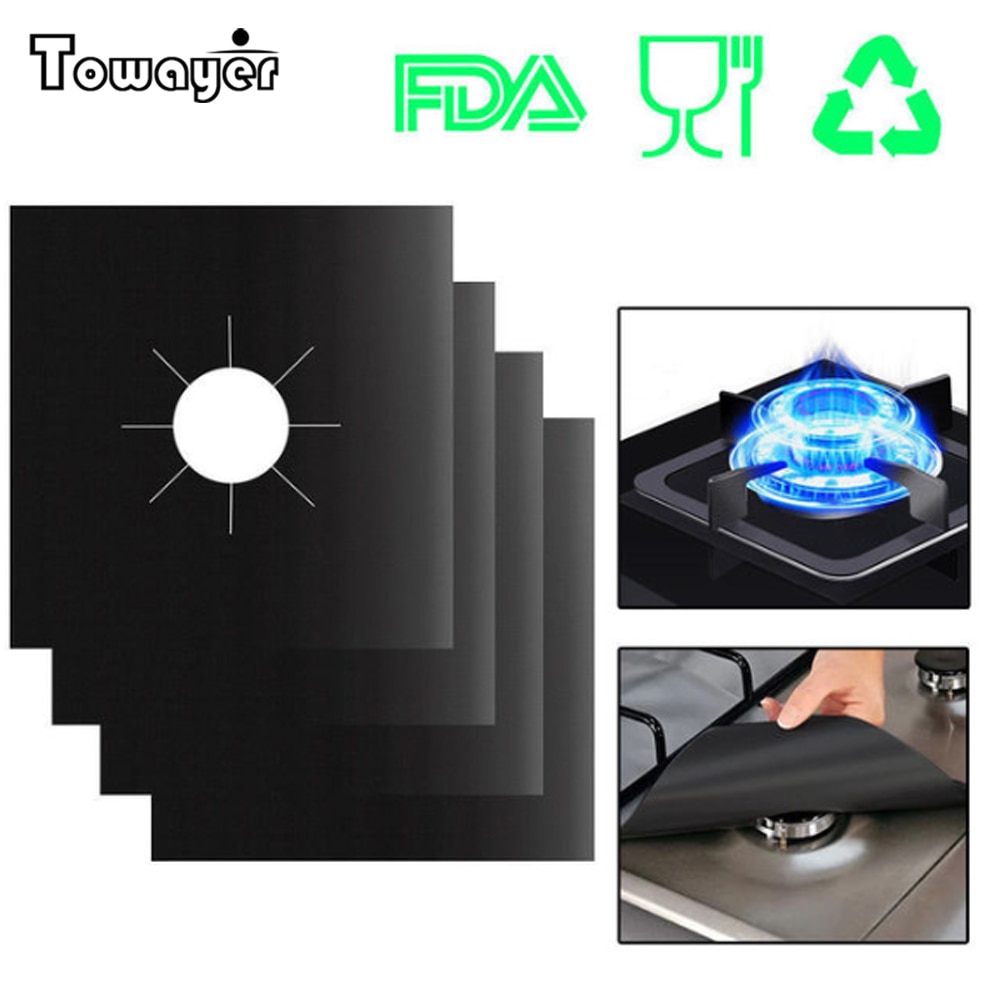 Stove Protector Cover Liner Gas Stove Stovetop Burner Protector Stove Clean Mat Pad Kitchen Accessories Mat Cooker Cover
