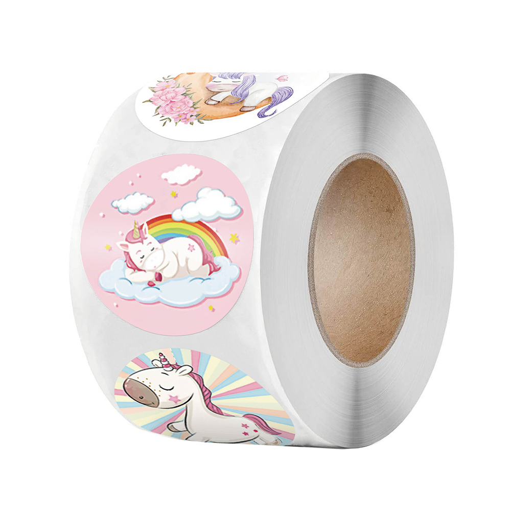 100-500pcs Reward Sticker for Kids Unicorn Animal Cute Pattern Animals cartoon Stickers School Teacher Supplies Child Sticker: QY839-100pcs