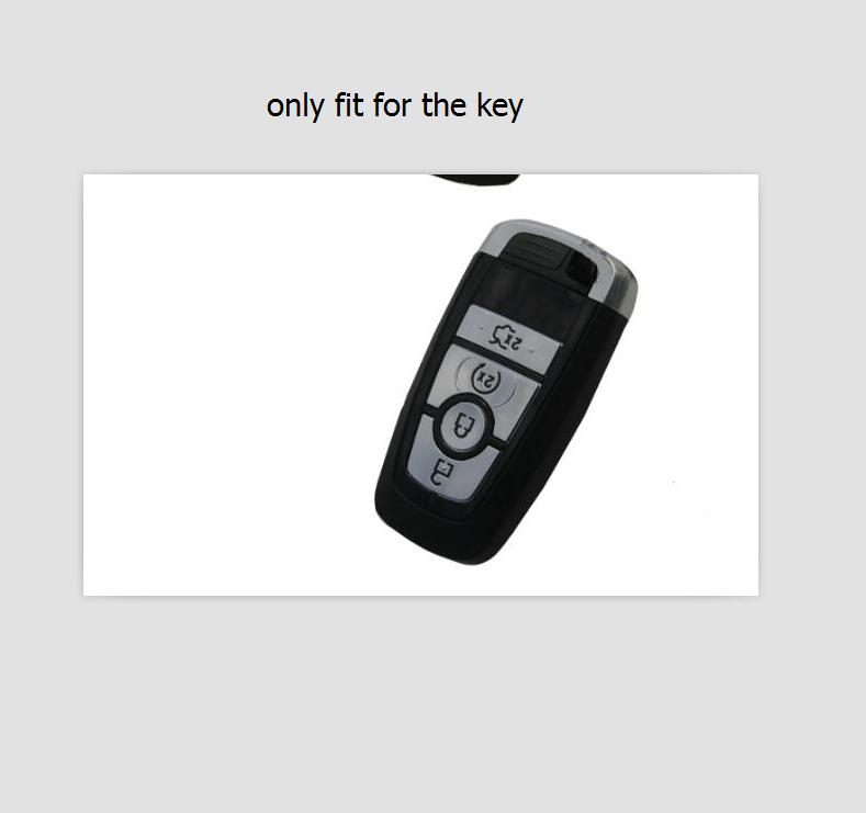Silikonikuminen auton avainkotelo ford mondeo mkc mkx mkz lincoln continental focus edge kuga eco sport 3 4 nappiavain