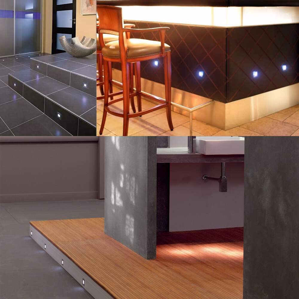 Stainless Steel IP67 Outdoor LED Deck Light for Garden Patio Stairs Path Lighting Waterproof Underground Lamp F105