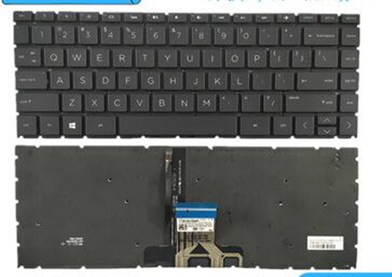 For HP home 14S-DK 14S-DP 14S-CR14-DP 14-CR 14S-CF 14-CD 14-CE 14-CM 14-DA 14-DK 14-CK 14-CC Keyboard Backlit US: BACKLIT BLACK
